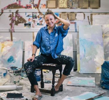 Georgie Bell is a full-time painter